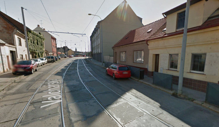 Valchařská ulice, zdroj: Google Maps