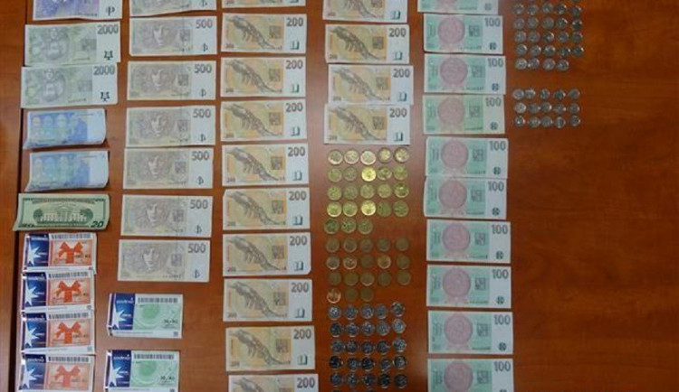 Eura, dolary, koruny i stravenky. Strážníci našli peněženku světoběžníka