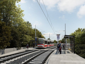 Projekt tramvajové tratě do Líšně je na dobré cestě, získal povolení EIA. Stavět se má příští rok