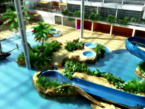 VIzualizace Aquaparku Brno