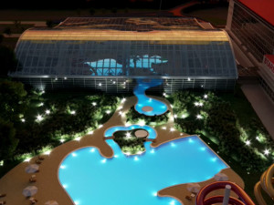 VIzualizace Aquaparku Brno