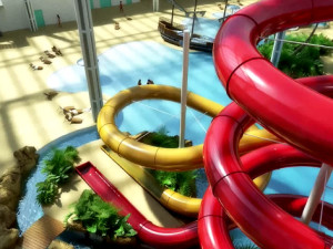 VIzualizace Aquaparku Brno