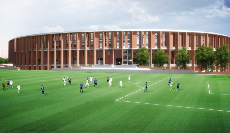 Vizualizace stadionu Za Lužánkami