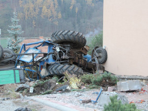 Nehoda traktoru s tragickou dohrou