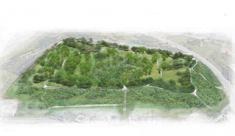 Vizualizace Hapalova parku