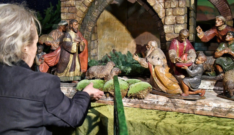 Betlém v katedrále na Petrově