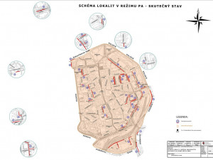 Přehled parkovacích míst v parkovacích automatech