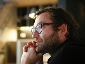 Z natáčení Prezidenta Blaníka