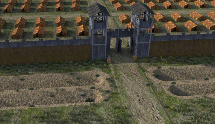 Možná podoba římského opevnění