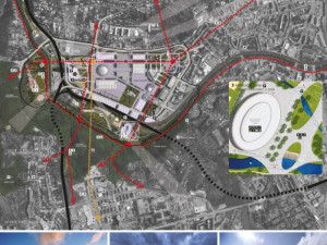 Vítězný návrh 2. ceny, autoři Milan Rak a Pavel Rada