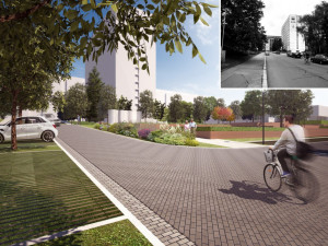 Vizualizace rekonstrukce Halasova náměstí