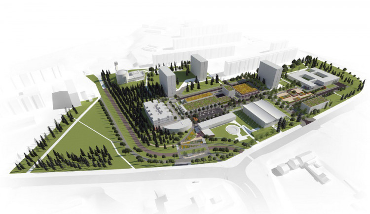 Vizualizace rekonstrukce Halasova náměstí