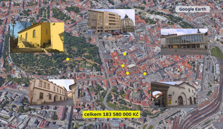 Brno pět budov v centru za pozemky ke stadionu nevymění. Jejich cena je nižší, než město čekalo