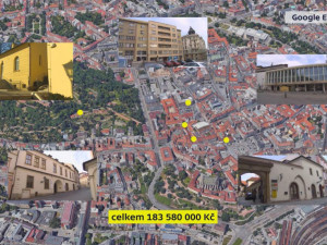 Brno pět budov v centru za pozemky ke stadionu nevymění. Jejich cena je nižší, než město čekalo