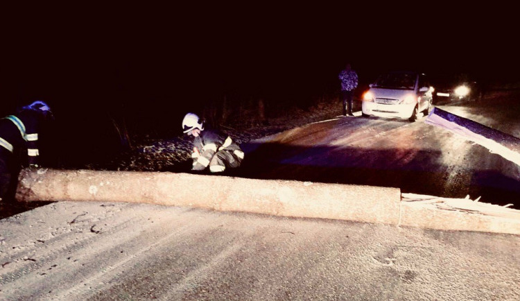 hasiči stromy neděle