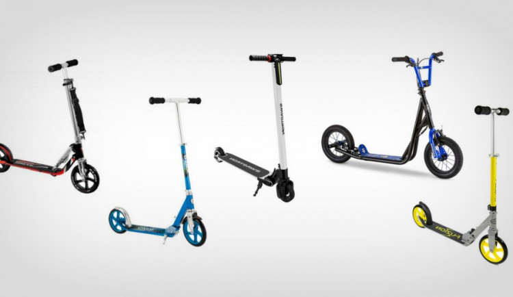 Nocležník ujížděl na koloběžce, policisté ho vypátrali