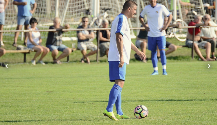 Petr Švancara v dresu Tišnova