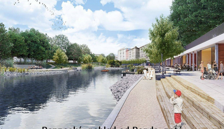 Vizualizace revitalizace Svratky