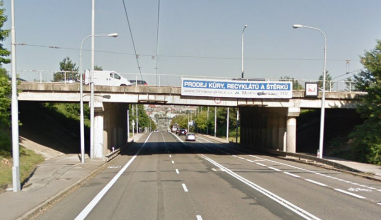 Most přes Olomouckou