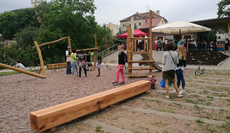 Nový park v Tišnově