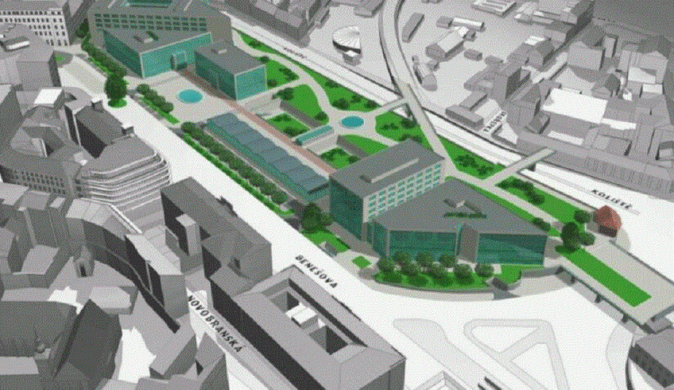 Původní návrh budovy pro CD CENTRUM, Autoři: INAD