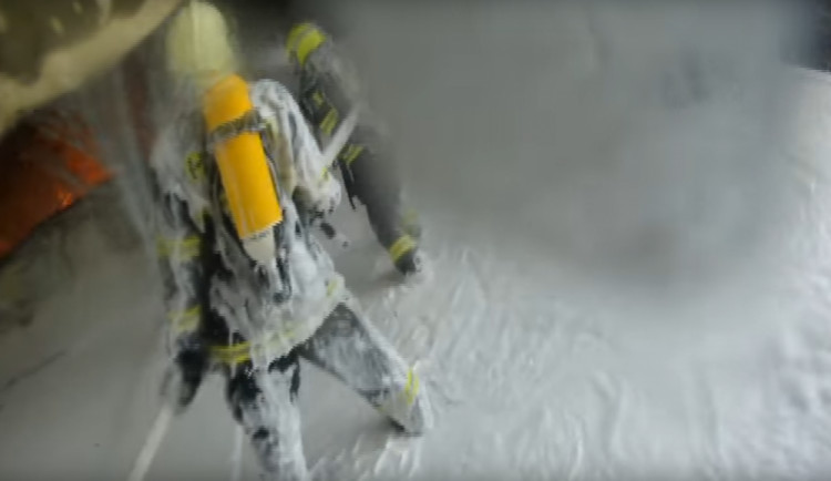 Záznam ze zásahu hasičů na místě