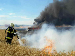 kombajn požár3