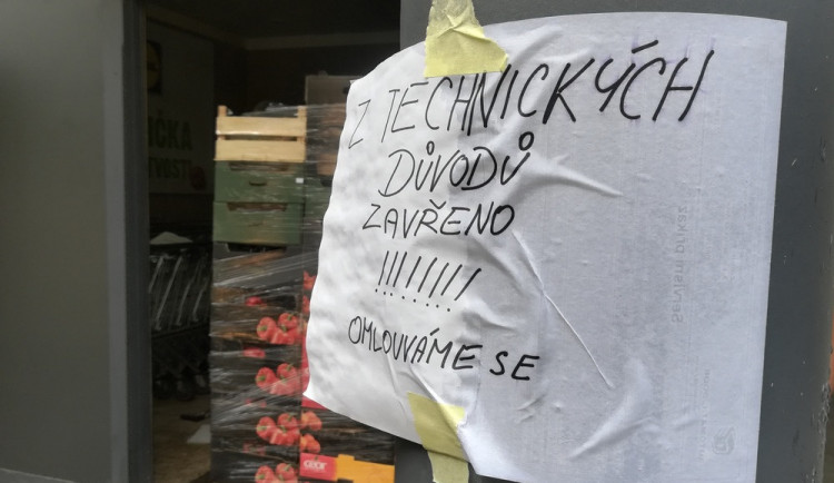 V Lidlu měli dnes zavřeno