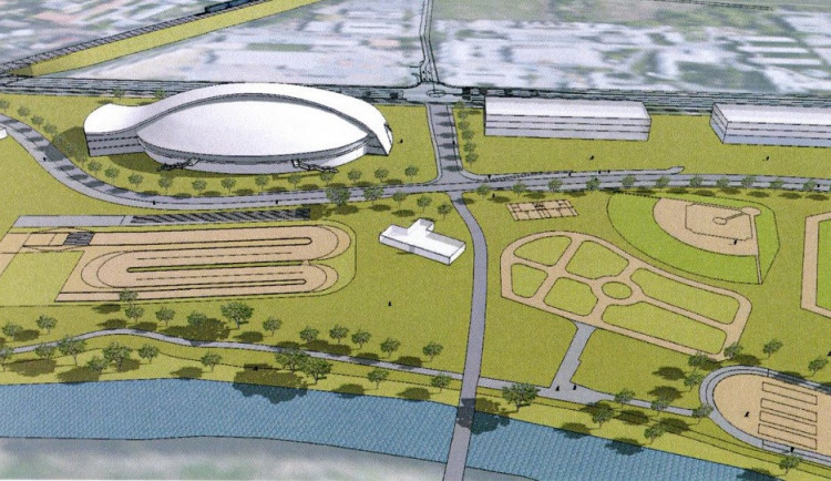 Vizualizace nového velodromu