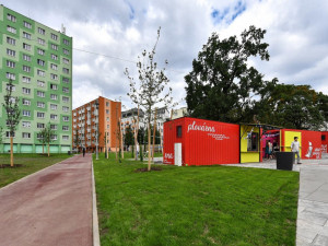 Nový park na Mendláku