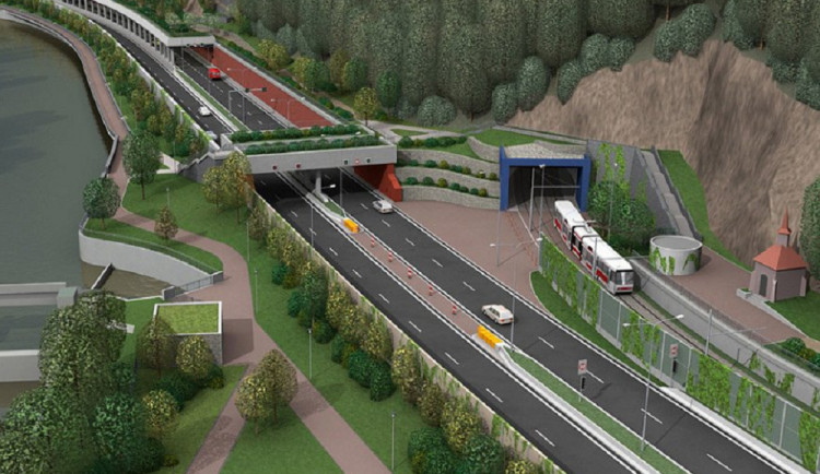 Stavba městského okruhu v úseku Žabovřeská se kvůli napadení může zdržet až o měsíce