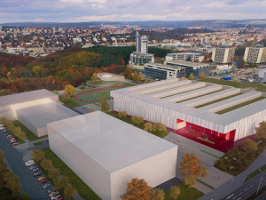 Vizualizace nového atletického stadionu