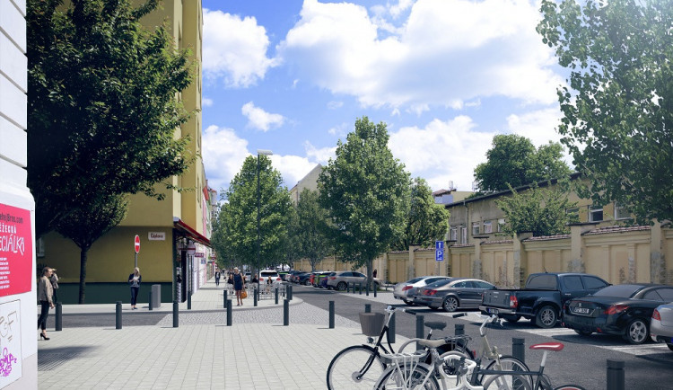 Na Gorkého začne příští týden rozsáhlá rekonstrukce. Ulice se uzavře a za 14 měsíců odhalí v novém