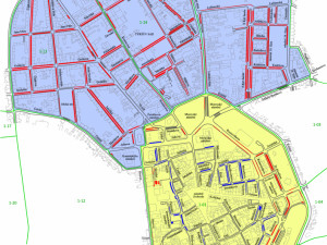 Cenová pásma, zóny rezidentního parkování