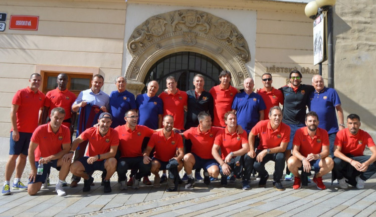 Tým Barcelony ve Znojmě