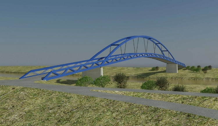 Lávka mezi Mikulčicemi a Kopčany