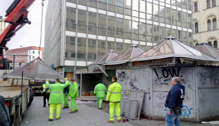 Likvidace tržnice Pohořelec