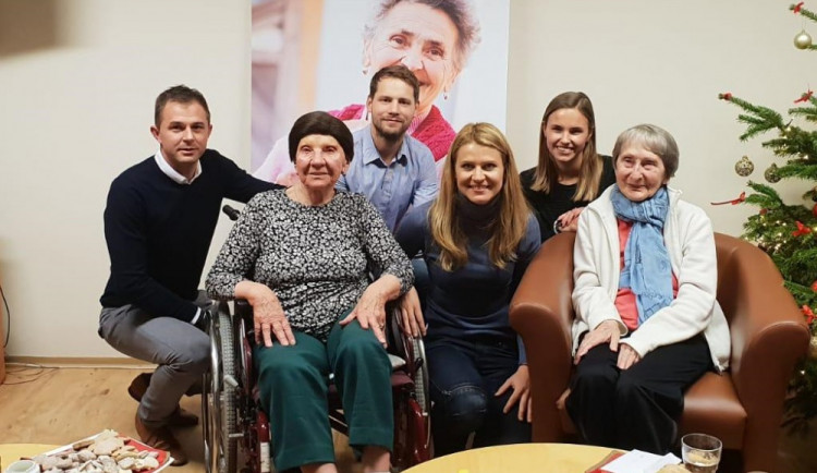 Lucie Šafářová na návštěvě v u fanynek