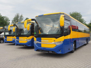 Část autobusů na jižní Moravě začátkem roku málem ani nevyjela