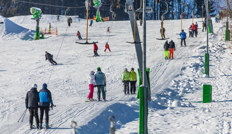 Podmínky pro lyžování jsou na jižní Moravě ideální