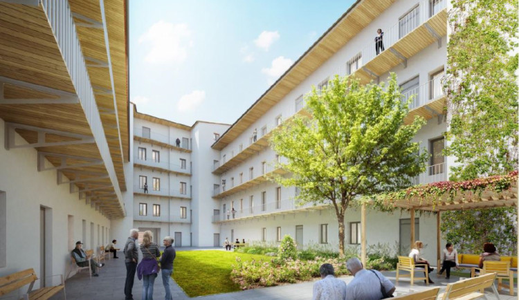 Plánovaný dům pro seniory na Cejlu