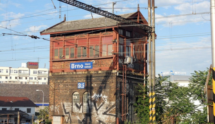 Historické stavědlo u hlavního nádraží v Brně, zdroj: Michal Špína/twitter