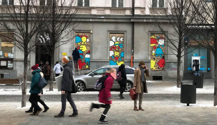 Nová malba na Joštově ulici