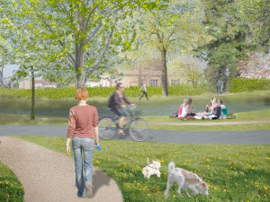 Vizualizace revitalizace Ponávky