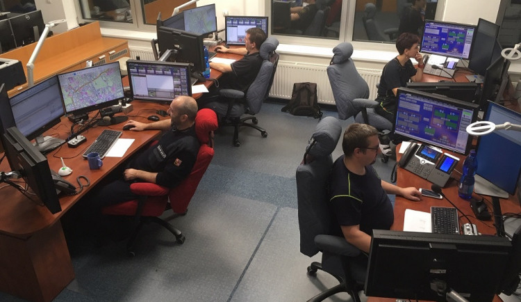 Telefonní centrum tísňového volání jihomoravských hasičů