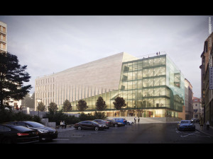 Janáčkovo kulturní centrum, návrh studia Konior