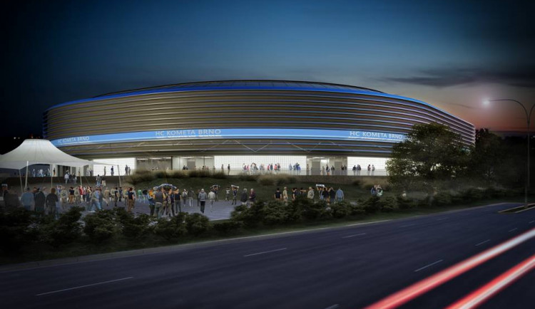 Vizualizace nové hokejové haly