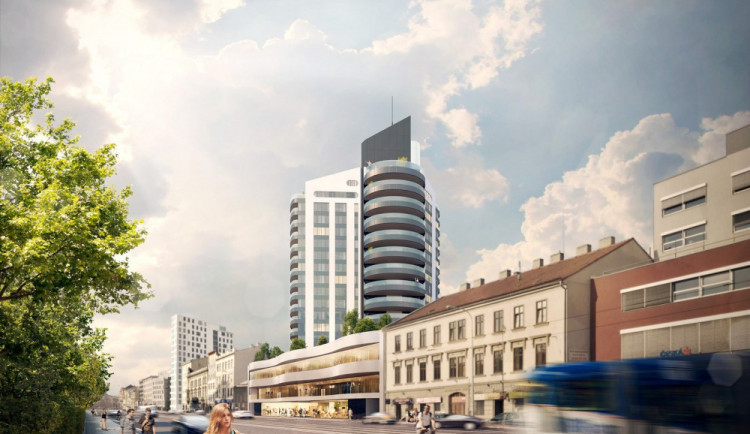 Výškovou budovy chce investor postavit u Lidické