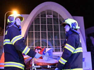 Cvičení na brněnském výstavišti