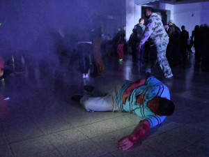 Cvičení na brněnském výstavišti